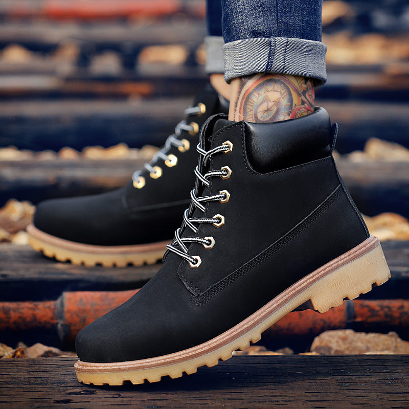 Leather Casual Snow Boots