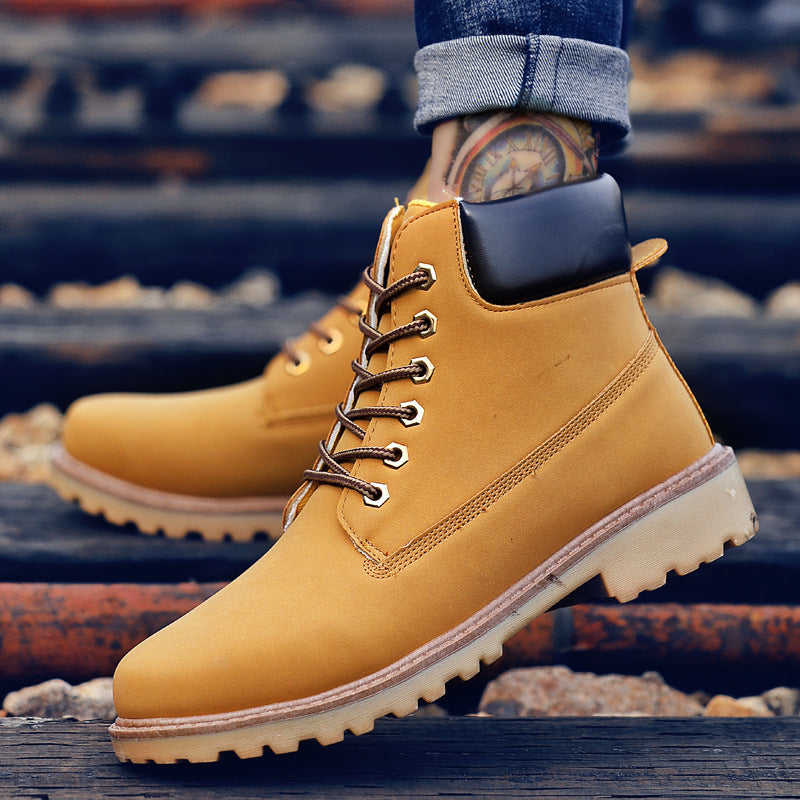 Leather Casual Snow Boots