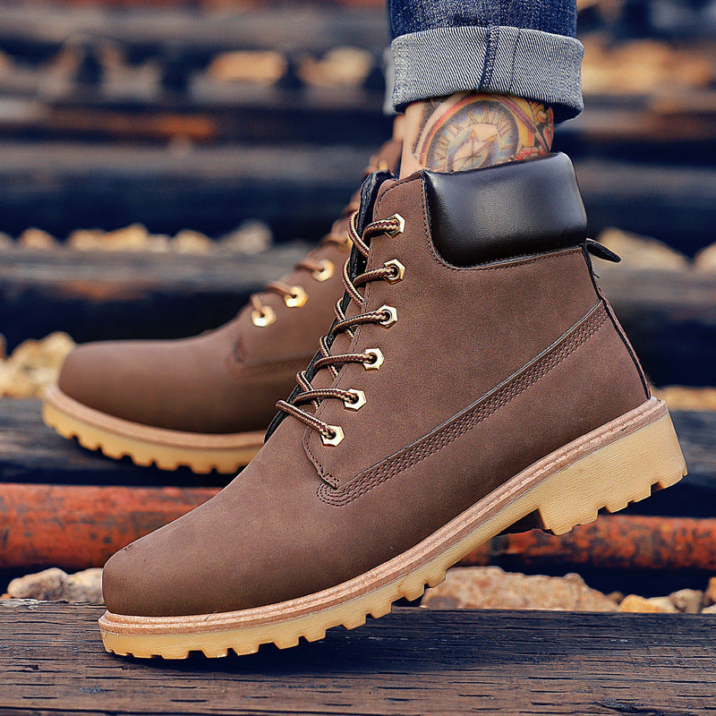 Leather Casual Snow Boots