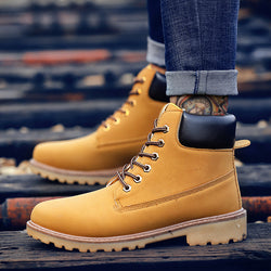 Leather Casual Snow Boots